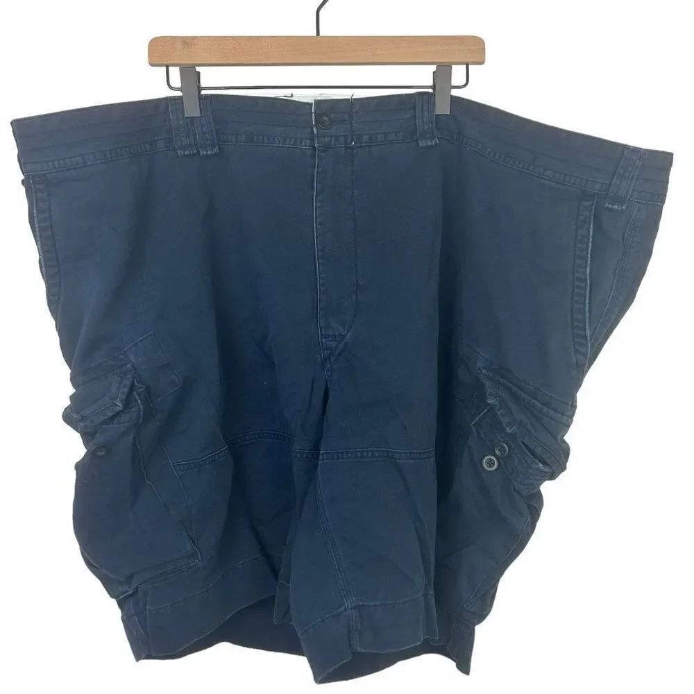 Polo Ralph Lauren Shorts Mens 56B Blue Cargo Pockets Big Tall Outdoors Gorpcore